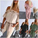 Sweet Ice Silk Fashion Casual Set