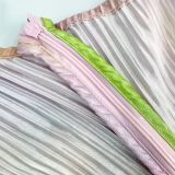 Printed Pleated Slim Fit Camisole Dress