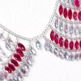 Acrylic Colored Chest Chain