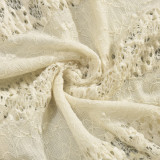 Open Back Long Sleeved Capris Jumpsuit