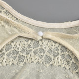 Open Back Long Sleeved Capris Jumpsuit