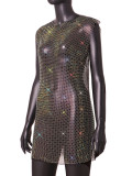 Hot Diamond Mesh Dress