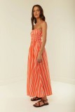 Elegant and Casual One Line Neck Strap Dress