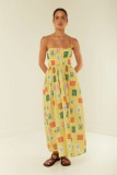 Elegant and Casual One Line Neck Strap Dress
