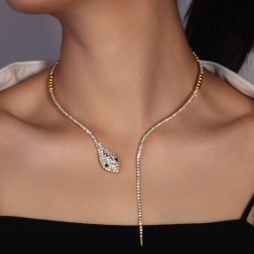 Water Diamond Chain Necklace