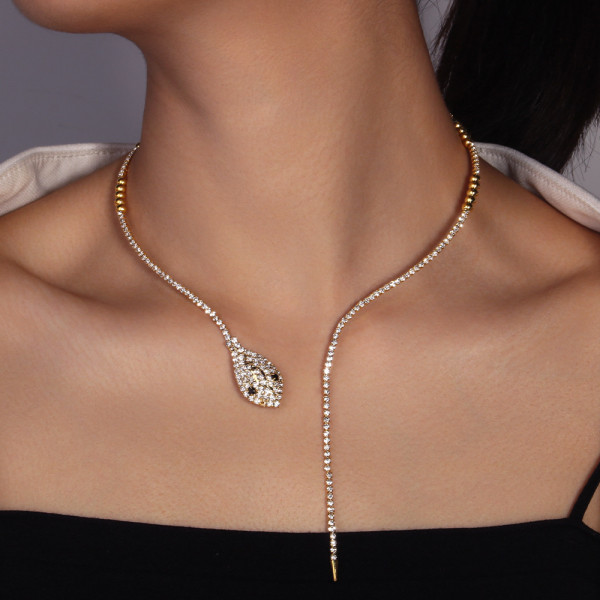 Water Diamond Chain Necklace