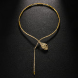 Water Diamond Chain Necklace