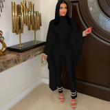 Solid Round Neck Jumpsuit