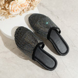 Large Hollow Colored Rhinestone Half Trailer