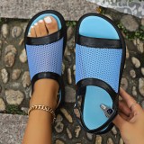 Thick Soled Mesh Casual Style Oversized Velcro Beach Shoes