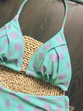Printed Fringe Bikini Quick Selling Swimsuit