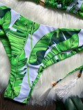 Printed Fringe Bikini Quick Selling Swimsuit