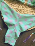 Printed Fringe Bikini Quick Selling Swimsuit