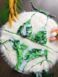 Printed Fringe Bikini Quick Selling Swimsuit