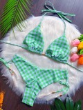 Printed Fringe Bikini Quick Selling Swimsuit