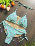 Printed Fringe Bikini Quick Selling Swimsuit