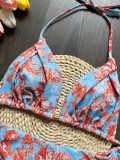 Printed Fringe Bikini Quick Selling Swimsuit