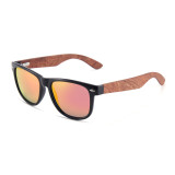 Wooden Sunglasses Vintage Bamboo and Wood Glasses Polarized Sun Protection Sunglasses