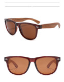 Wooden Sunglasses Vintage Bamboo and Wood Glasses Polarized Sun Protection Sunglasses