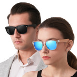 Wooden Sunglasses Vintage Bamboo and Wood Glasses Polarized Sun Protection Sunglasses