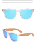 Wooden Sunglasses Vintage Bamboo and Wood Glasses Polarized Sun Protection Sunglasses