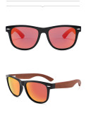 Wooden Sunglasses Vintage Bamboo and Wood Glasses Polarized Sun Protection Sunglasses