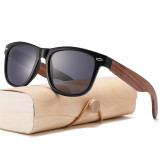 Wooden Sunglasses Vintage Bamboo and Wood Glasses Polarized Sun Protection Sunglasses