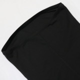 One Line Shoulder Bag Buttocks Slim Fit Dress