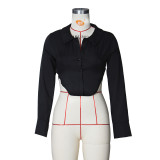 Flip Collar Short Shirt