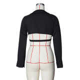 Flip Collar Short Shirt