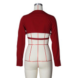 Flip Collar Short Shirt