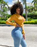 Flip Collar Short Shirt