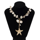 Beach Resort Shell Geometric Clavicle Chain