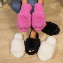 Thick and Warm Bottom Woolen Cotton Slippers