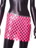 Bead Style Sexy Street Shooting Bead Skirt