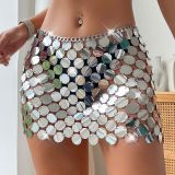 Bead Style Sexy Street Shooting Bead Skirt