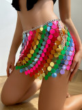 Bead Style Sexy Street Shooting Bead Skirt