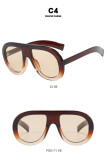 Large Frame Toad Glasses Personalized Hip-hop Sunglasses