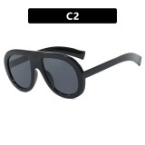Large Frame Toad Glasses Personalized Hip-hop Sunglasses