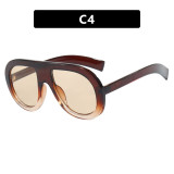 Large Frame Toad Glasses Personalized Hip-hop Sunglasses