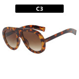 Large Frame Toad Glasses Personalized Hip-hop Sunglasses