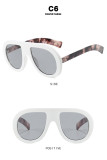 Large Frame Toad Glasses Personalized Hip-hop Sunglasses