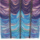 Slim Fit Hip Hugging Dress with Rhinestone Hot Stamping Long Skirt