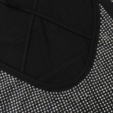 Sling Slit Hot Diamond Dress