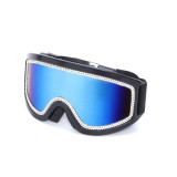 Anti Fog Hiking and Skiing Goggles Outdoor Large Frame Windproof and Sand Resistant Handmade Chain Eye Protection Sports Goggles