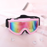 Anti Fog Hiking and Skiing Goggles Outdoor Large Frame Windproof and Sand Resistant Handmade Chain Eye Protection Sports Goggles