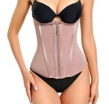15 Bone High Elasticity Mesh Waist Seal, Abdominal Cinching Waist Belt Zipper Buckle Reinforcement, Can Be Worn Externally as a Corset