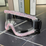 Eye Protection Cycling Diamond Studded Glasses