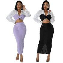 Long Sleeved Women's Two-piece Set