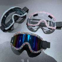 Eye Protection Cycling Diamond Studded Glasses